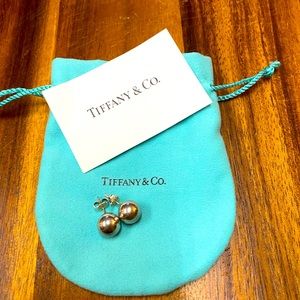 Tiffany & Co. Sterling Silver Ball Earrings